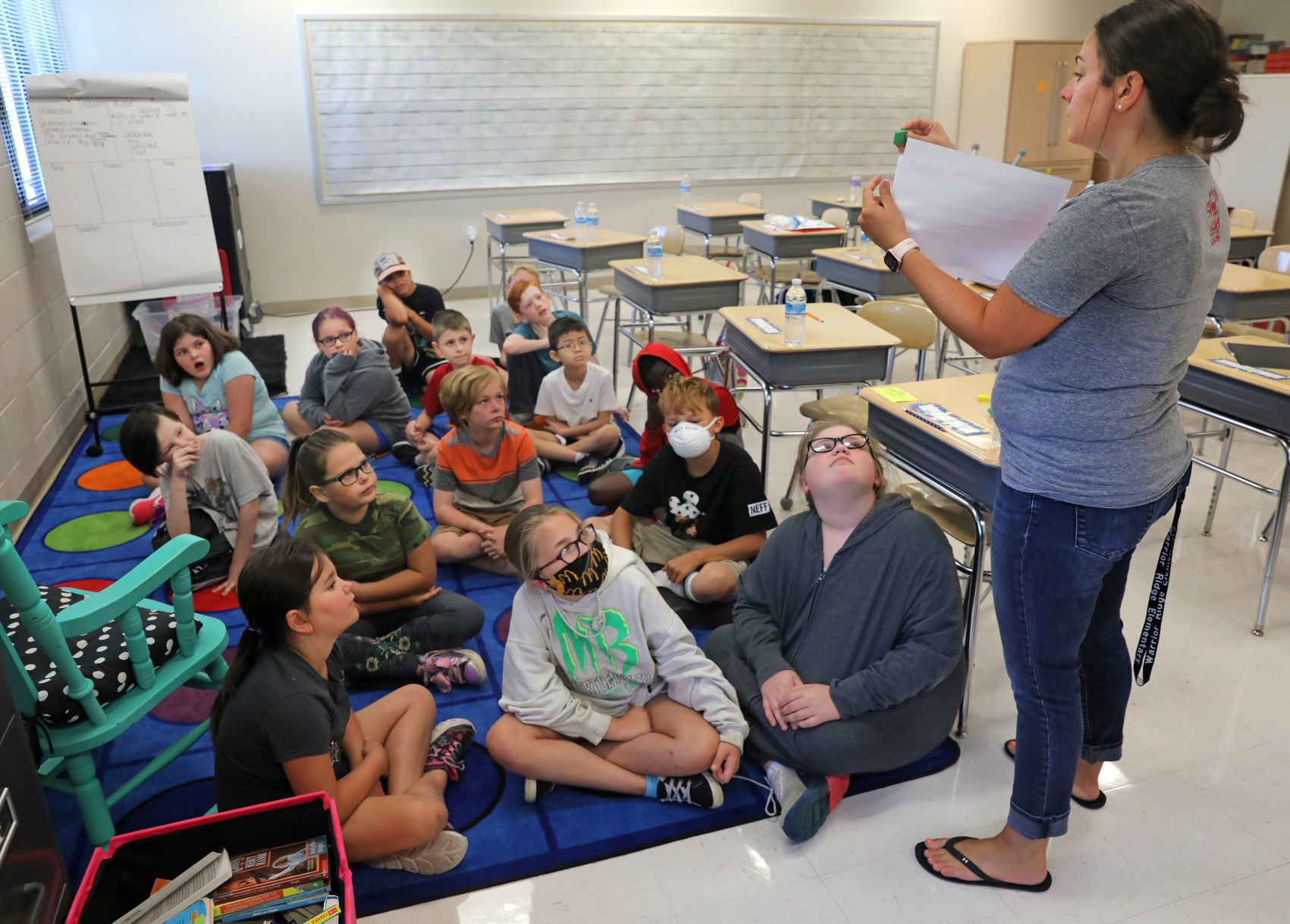 Summer school in session at Warrior Ridge Elementary